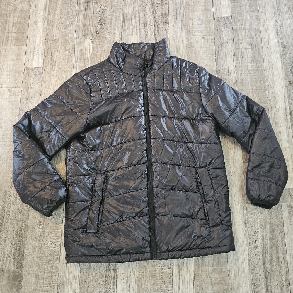 Avalanche Men's Charcoal Black Puffer Jacket